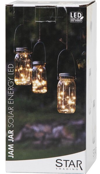 LED dekorace Star Trading Jamjar, výška 18 cm
