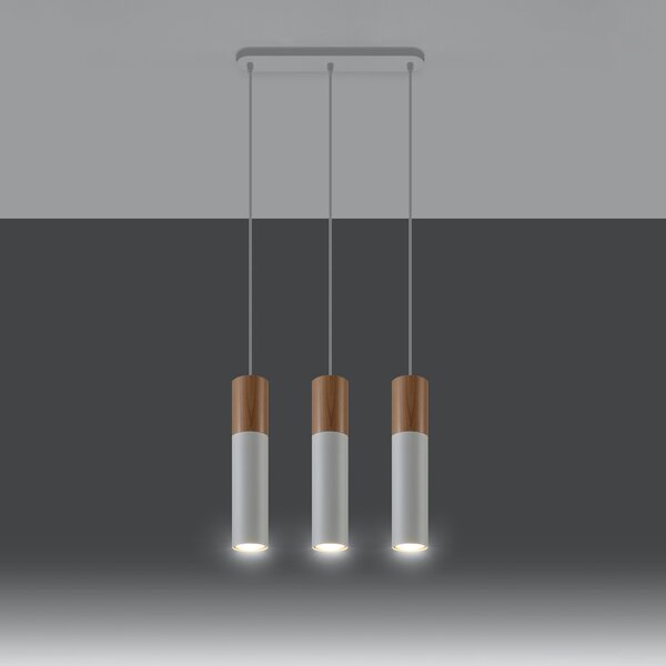 Sollux Lighting Závěsné svítidlo PABLO 3 bílé