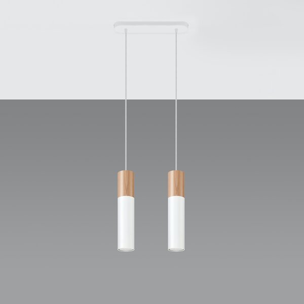 Sollux Lighting Závěsné svítidlo PABLO 2 bílé