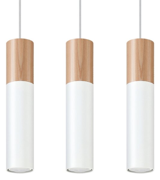 Sollux Lighting Závěsné svítidlo PABLO 3 bílé