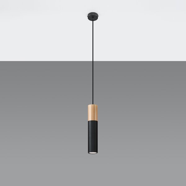 Sollux Lighting Závěsné svítidlo PABLO černé