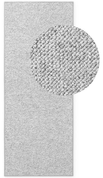 BT Carpet, Běhoun Wolly 102840, 80x200, šedá, ložnice