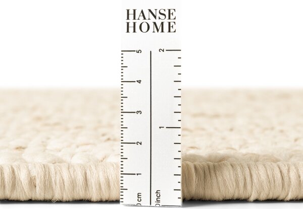 BT Carpet, Kusový koberec Wolly 102843 kruh, 133x133 (průměr) kruh, bílá, ložnice
