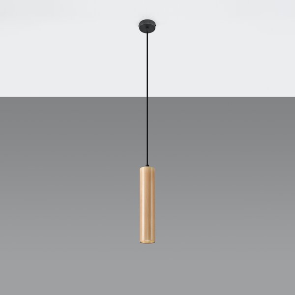Sollux Lighting Dřevěná závěsná lampa LINO