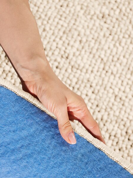 BT Carpet, Kusový koberec Wolly 102843 kruh, 133x133 (průměr) kruh, bílá, ložnice