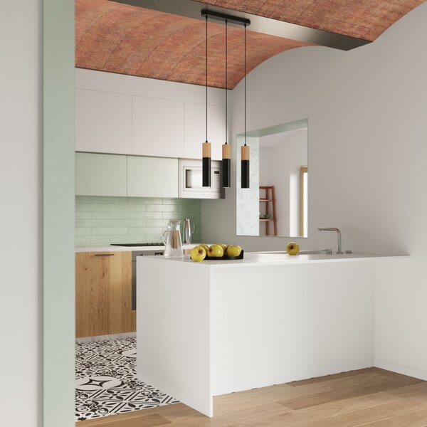 Sollux Lighting Závěsné svítidlo PABLO 3 černé