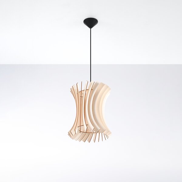Sollux Lighting Závěsné svítidlo ORIANA dřevo