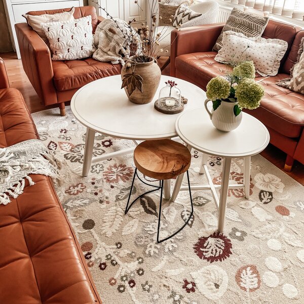 Angel Carpet, Kusový koberec Aurora 25 Beige, 60x110, béžová, kancelář