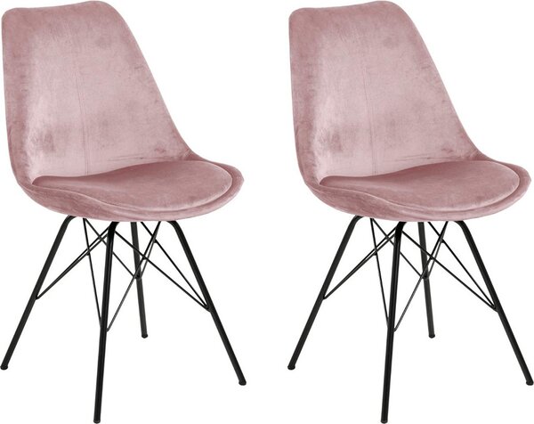 Jídelní židle Smuk Erina Pink - 2 kusy