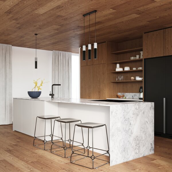 Sollux Lighting Závěsné svítidlo BORGIO 1 černé