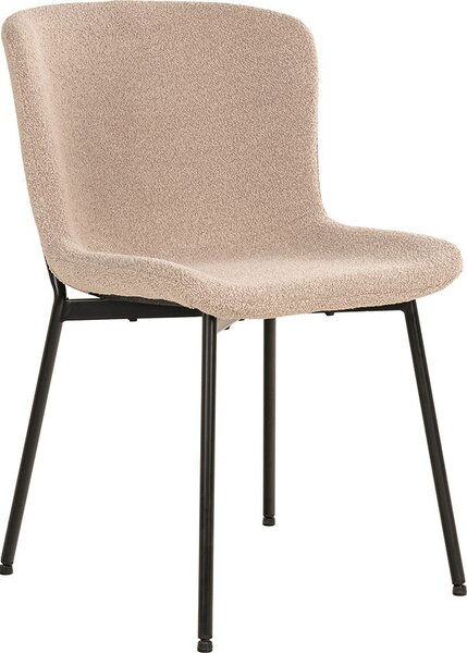 Jídelní židle House Collection Bouclé Tomas Beige
