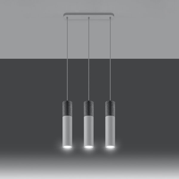 Sollux Lighting Závěsné svítidlo BORGIO 3L bílé