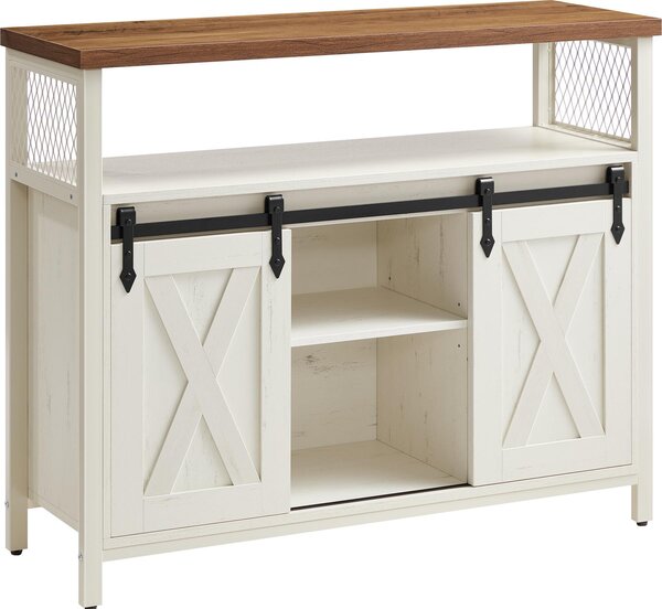 VASAGLE Kuchyňská skříňka Sideboard, 2 posuvné dveře, nastavitelné police
