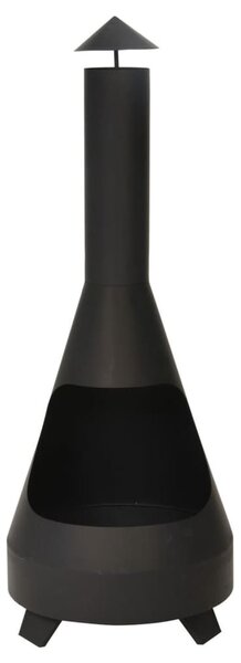 ProGarden ohniště s krbem Charming 118 cm černé