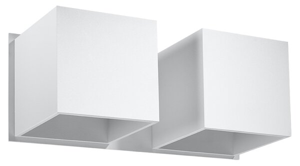Sollux Lighting Nástěnné svítidlo QUAD 2 bílé