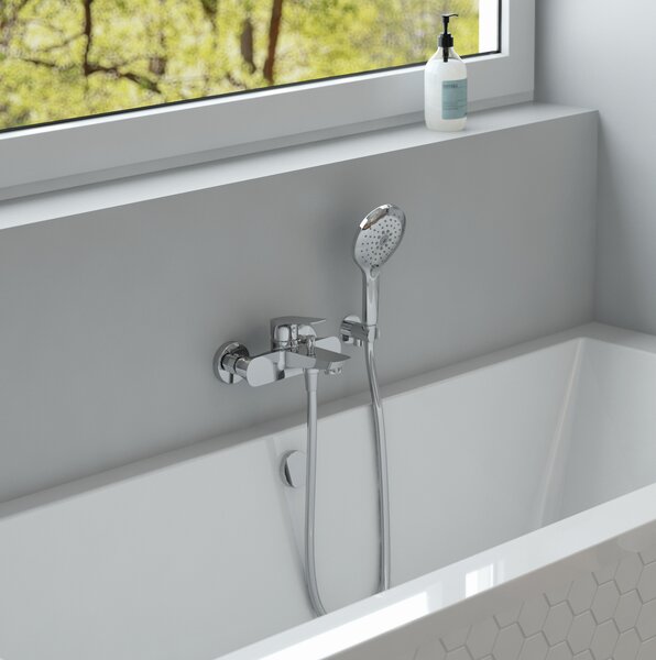Oltens Vernal vanová baterie na stěnu chrom 34004100