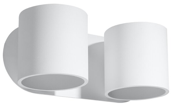 Sollux Lighting Nástěnné svítidlo ORBIS 2 bílé