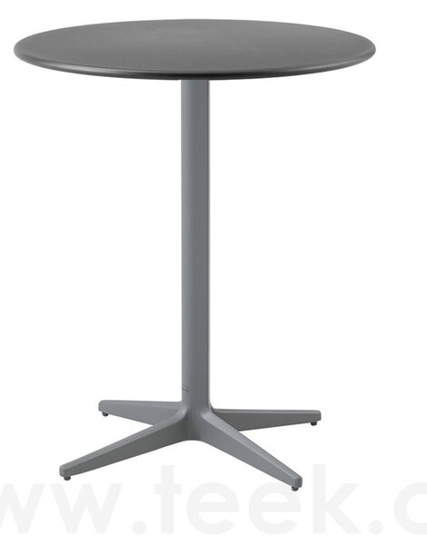 Cane-line Rám pro bistro stolek Drop, Cane-line, 57x57x73 cm, rám hliník barva lava grey