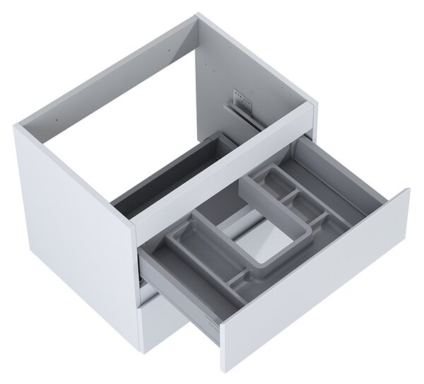 Oltens Vernal skříňka 60x45.6x47 cm pod umyvadlo závěsná šedá 60000700