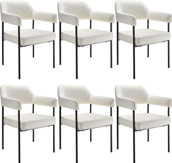 Tectake® Křeslo Doé čalouněné 58 x 62 x 85 cm
