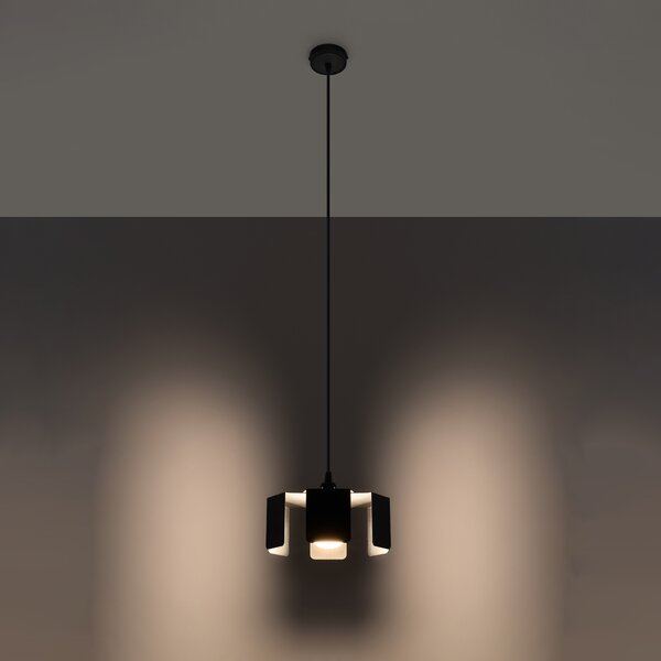 Sollux Lighting Závěsné svítidlo TULIP černé