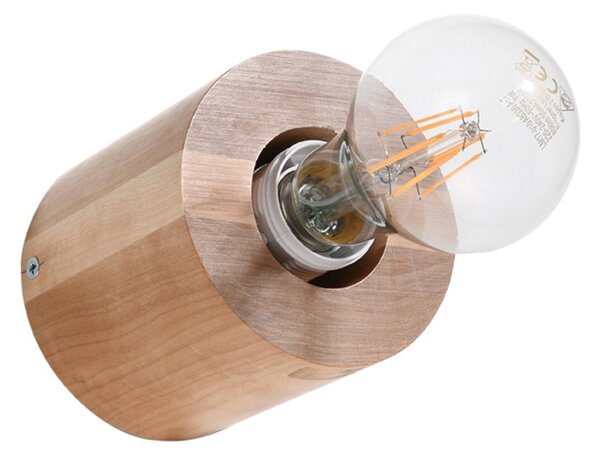 Sollux Lighting Nástěnné svítidlo SALGADO přírodní dřevo