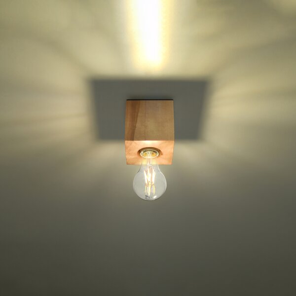 Sollux Lighting Stropní svítidlo ARIZ přírodní dřevo