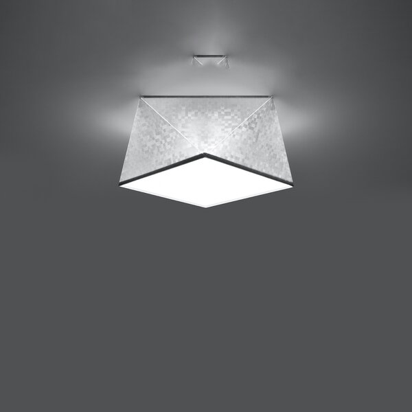 Sollux Lighting Stropní svítidlo HEXA 25 stříbrné