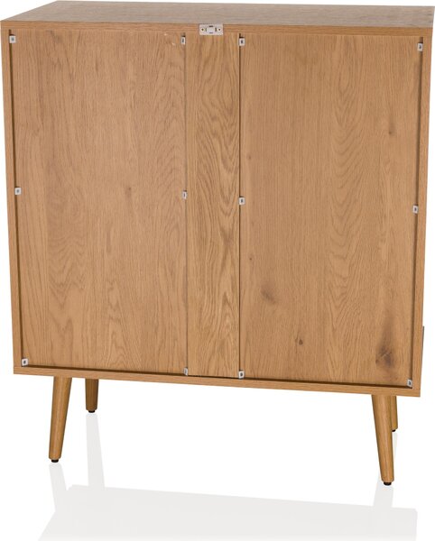 Hjh LIVING Komoda se 3 zásuvkami BOHEO K Příborník 90,0 x 80,0 x 40,0 cm