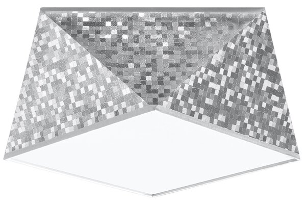 Sollux Lighting Stropní svítidlo HEXA 25 stříbrné