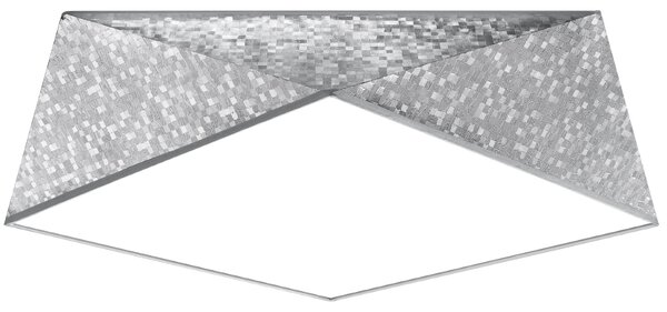 Sollux Lighting Stropní svítidlo HEXA 45 stříbrné