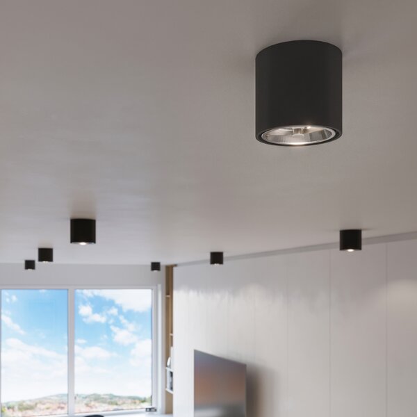 Sollux Lighting Stropní svítidlo TIUBE černé