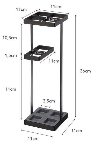 Černý stojan na deštníky YAMAZAKI Tower
