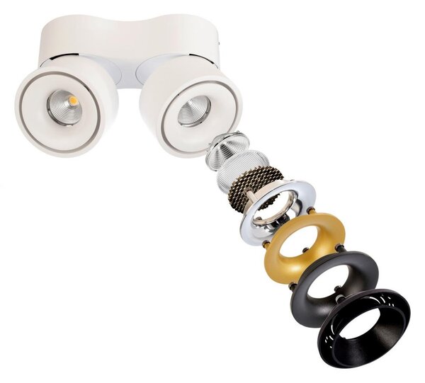 IMPR 348125 Deko-Light stropní přisazené svítidlo Uni II Double 230V 20W 3000 K 1350 lm 212 mm bílá