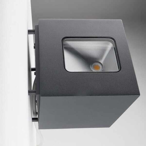 IMPR 731128 Deko-Light nástěnné přisazené svítidlo Jabbah 220-240V AC/50-60Hz 13,00 W 3000 K 915 lm 150 tmavěšedá