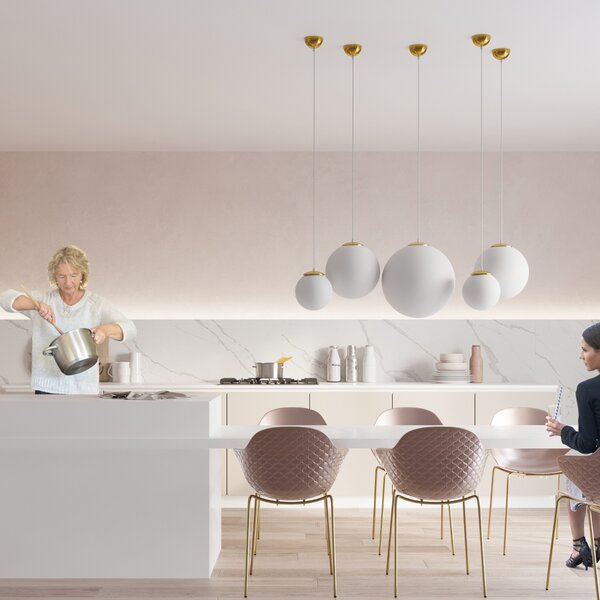 Sollux Lighting Závěsné svítidlo UGO 30 zlaté
