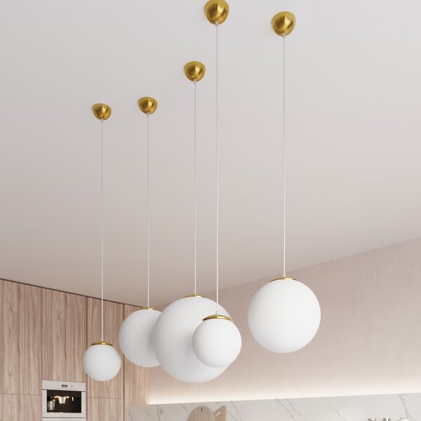 Sollux Lighting Závěsné svítidlo UGO 30 zlaté