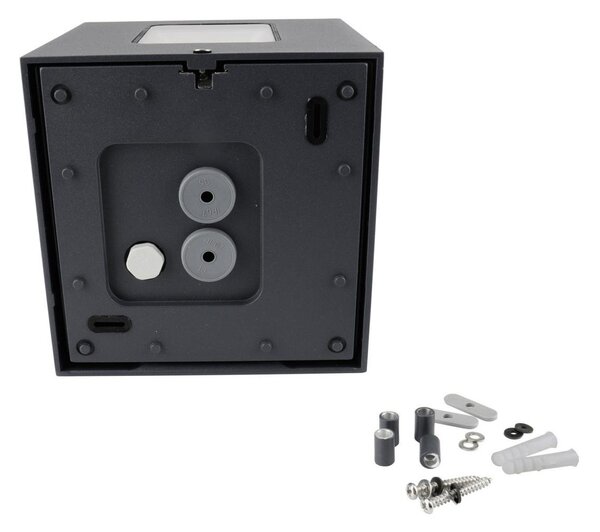 IMPR 731128 Deko-Light nástěnné přisazené svítidlo Jabbah 220-240V AC/50-60Hz 13,00 W 3000 K 915 lm 150 tmavěšedá