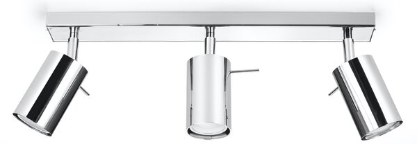 Sollux Lighting Stropní svítidlo RING 3 chrom