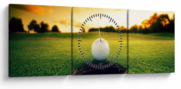 Obraz - Golf (s hodinami) (90x30 cm)