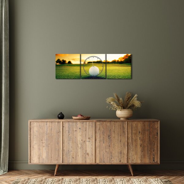 Obraz - Golf (s hodinami) (90x30 cm)