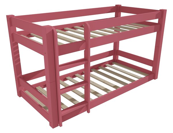 Vomaks Patrová postel 8X8 08B Rozměr: 90 x 190 cm, Barva: barva růžová