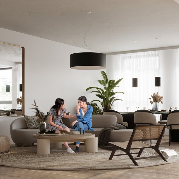Sollux Lighting Lustr OTTO 50 černý