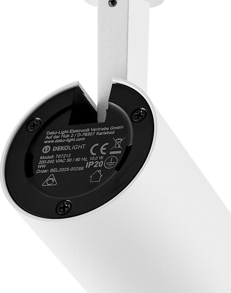 IMPR 707213 Deko-Light 3-fázové bodové svítidlo - Lucea, Tilt, 10 W, DTW, 1800-2700 K, bílá