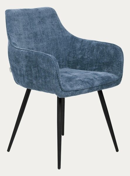 Židle do obývacího pokoje kancelářská židle čalouněná židle křeslo relaxační křeslo TV židle SATORI POP židle tmavě modrá 58x62x79cm HOMLA