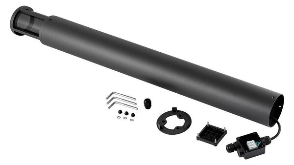 IMPR 730503 Deko-Light stojací svítidlo Facado II kulaté tónované 1m max. 20W E27 šedá - DEKOLIGHT