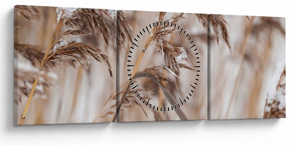 Obraz - Lipnice (s hodinami) (90x30 cm)
