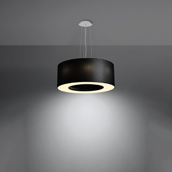 Sollux Lighting Lustr SATURNO 50 černý