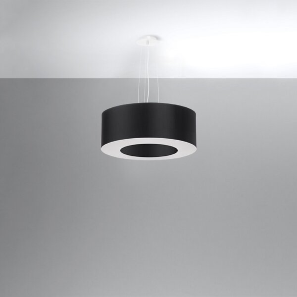 Sollux Lighting Lustr SATURNO 50 černý