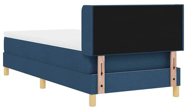 Postel s boxspringem s polštářem Modrá 200 x 100 cm textil 3341285